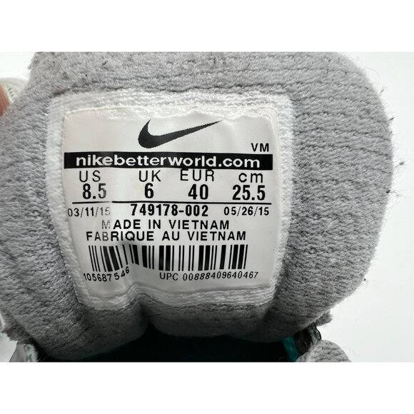 Nike Womens Flex Experience RN 4 Running Shoes Size 8.5 Gray Teal Mesh Lace Up - Picture 11 of 11